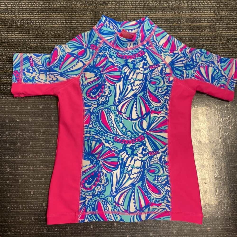 Lily Pulitzer for Target rash guard size Small 6/6x